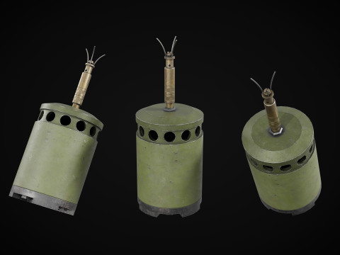 Sprengen Mine 1935 3D 모델