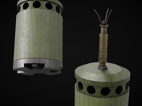 Sprengen Mine 1935 3D 모델