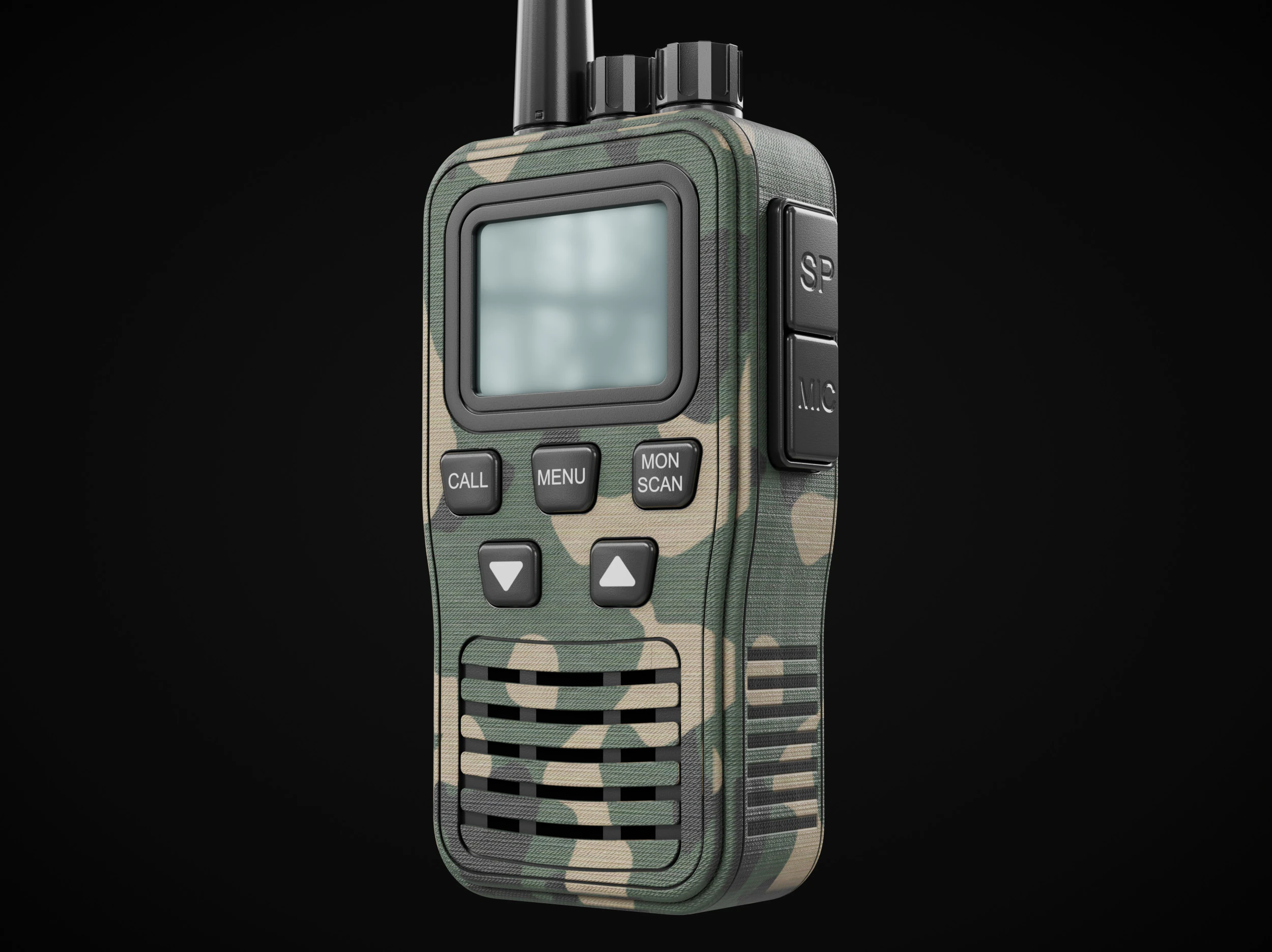Walkie Talkie Professional 3D Model .c4d .max .obj .3ds .fbx .stl .blend 