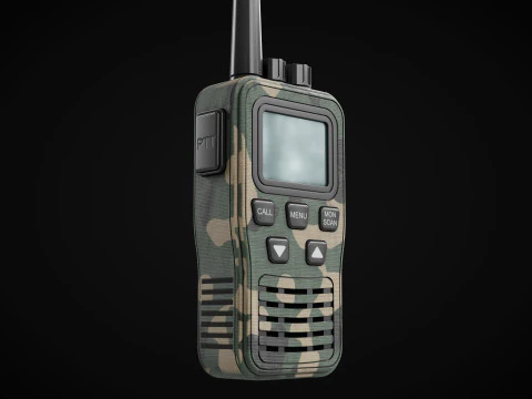 Walkie Talkie Professional 3D Model