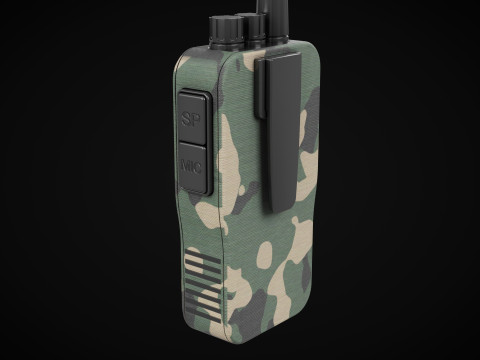 Walkie Talkie Professional 3D-Modell