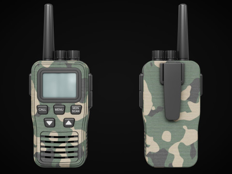 Walkie Talkie Professional 3D-Modell