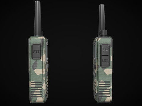 Walkie Talkie Professional 3D-Modell