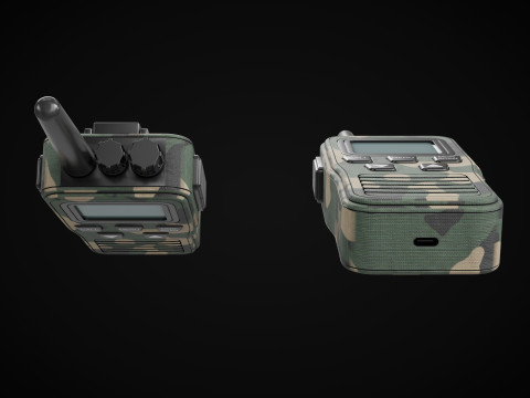Walkie Talkie Professional 3D-Modell