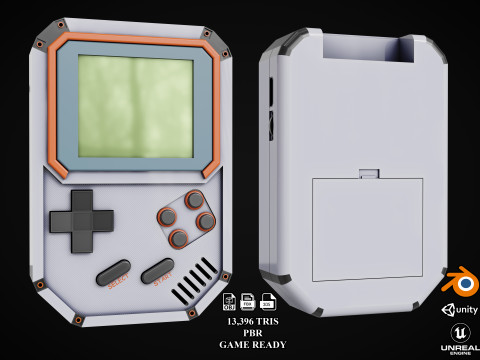 Game Console 3D Model