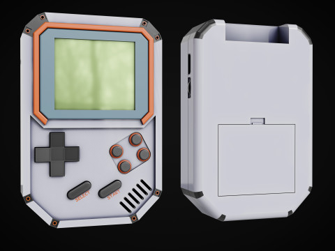 Game Console 3D मॉडल