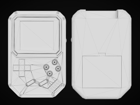 Game Console 3D मॉडल