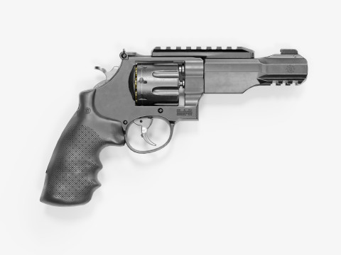 R8 Revolver Modelo 3D