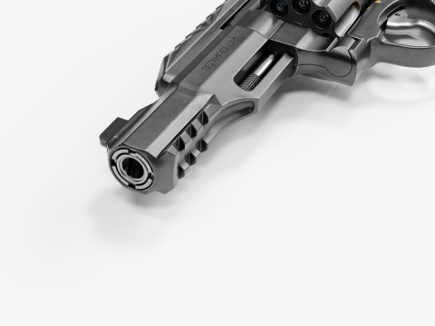 R8 Revolver Modelo 3D