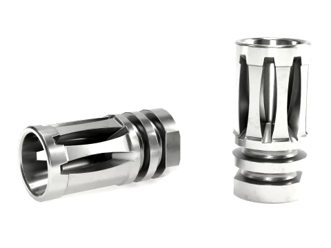 A2 Birdcage Flash Hider 556 - 223 3D Model