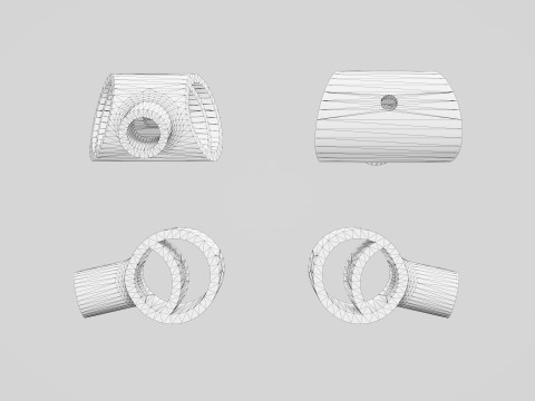 AR-15 JP Muzzle Brake Modelo 3D