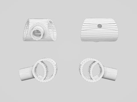 Freio de boca AR-15 JP Modelo 3D