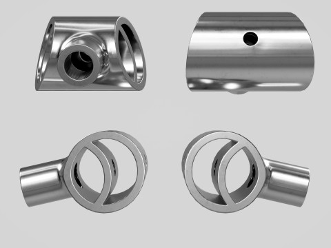 AR-15 JP Muzzle Brake 3D 모델