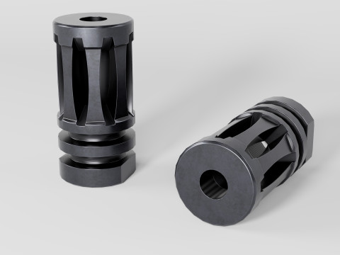 A2 Muzzle Brake 556 - 223 Modelo 3D