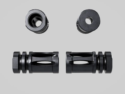 Freio de boca A2 556 - 223 Modelo 3D