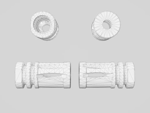 Freio de boca A2 556 - 223 Modelo 3D