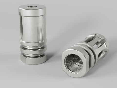 A2 Muzzle Brake 556 - 223 Modelo 3D
