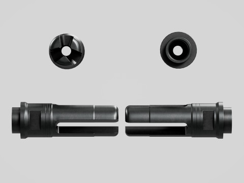 SOCOM 3 Prong Flash Hider 3D मॉडल