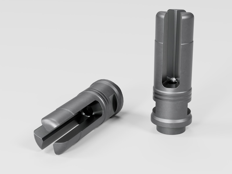 SOCOM 3 Prong Flash Hider Modello 3D .c4d .max .obj .3ds .fbx .stl .blend
