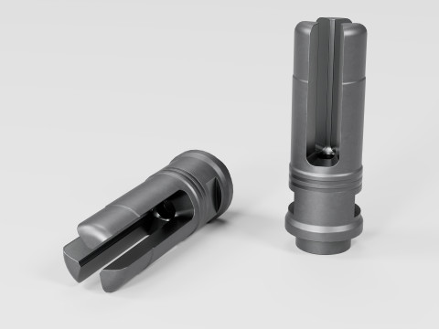 SOCOM 3 Prong Flash Hider 3D 模型