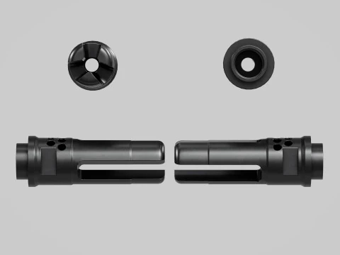 Flash Hider WARCOMP 3D Модель