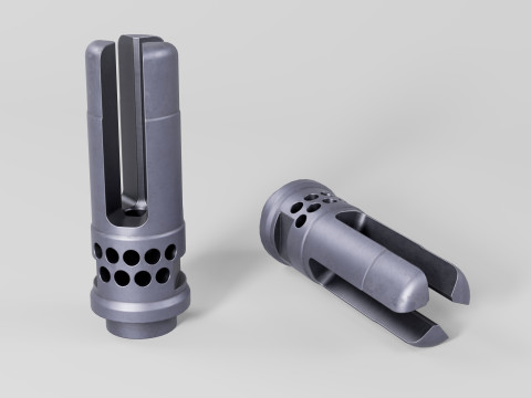 WARCOMP Flash Hider 3D 模型