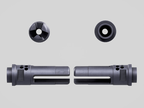 WARCOMP Flash Hider 3D मॉडल