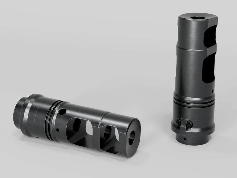 SFMB SOCOM Muzzle Brake Suppressor Adapter Modelo 3D .c4d .max .obj .3ds .fbx .stl .blend