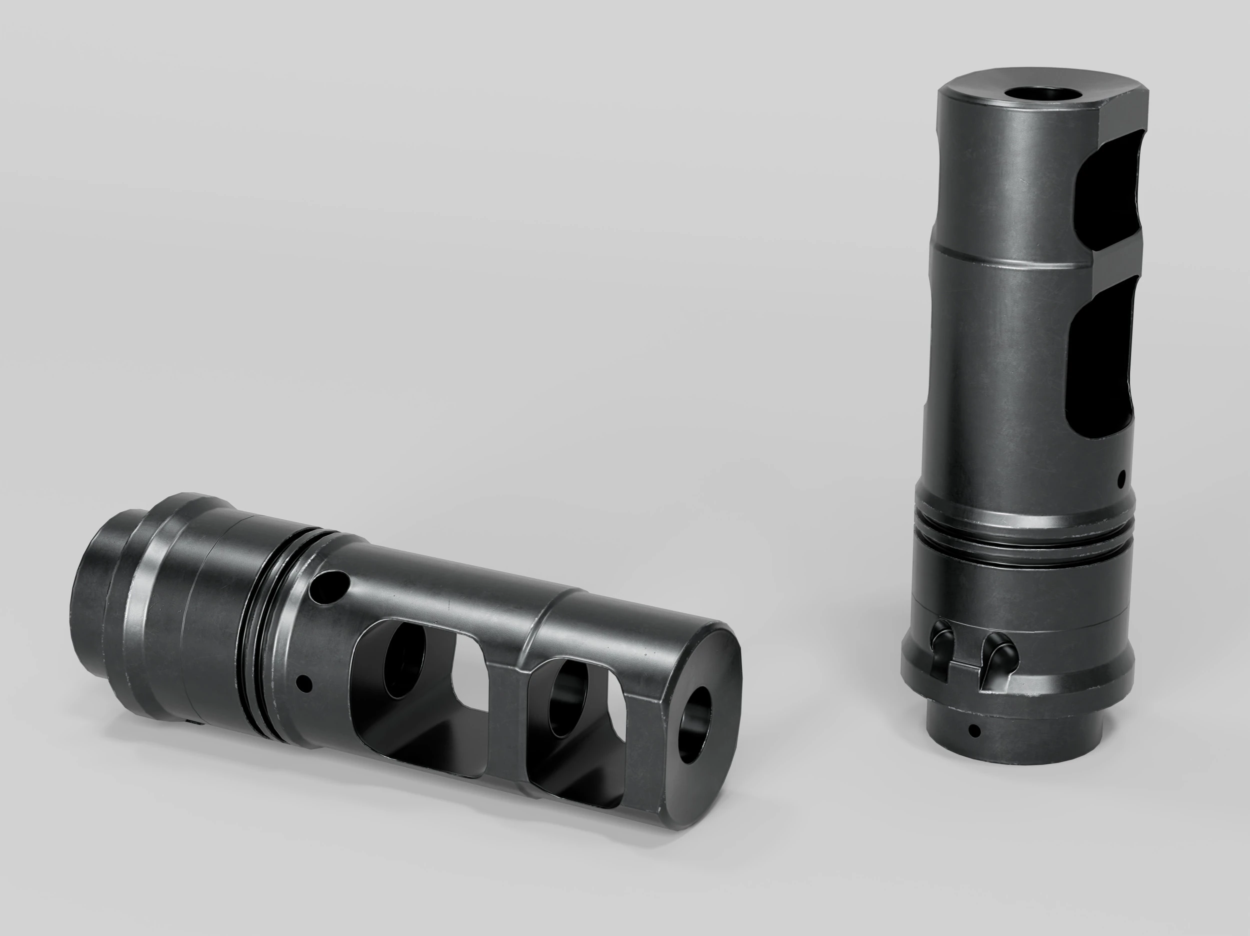 SFMB SOCOM Muzzle Brake Suppressor Adapter 3D Model .c4d .max .obj .3ds .fbx .stl .blend