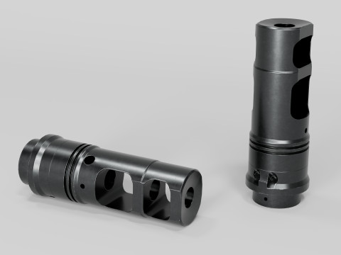 SFMB SOCOM Muzzle Brake Suppressor Adapter Modelo 3D