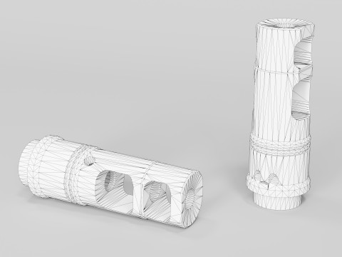 SFMB SOCOM Muzzle Brake Suppressor Adapter Modelo 3D