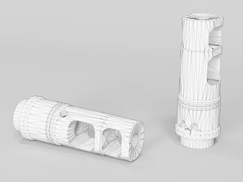 SFMB SOCOM Muzzle Brake Suppressor Adapter 3D Model