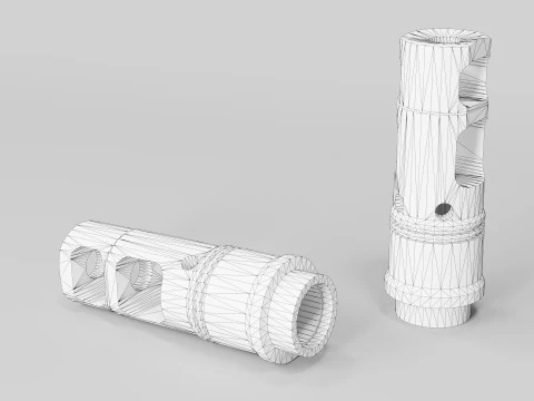 SFMB SOCOM Muzzle Brake Suppressor Adapter 3D Model