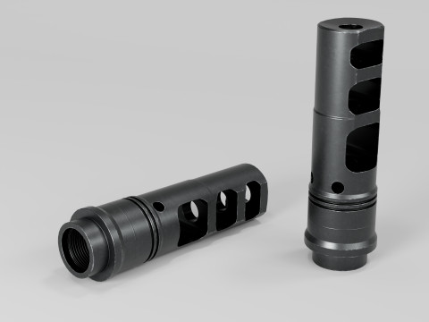 SFMB-338 SOCOM Muzzle Brake Suppressor Adapter 3D मॉडल