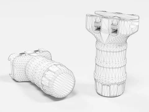 TangoDown Stubby Vertical Fore Grip 3D Model