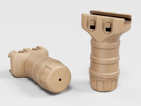 TangoDown Stubby Vertical Fore Grip FDE 3D Model