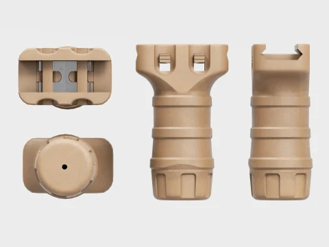 TangoDown Stubby Vertical Fore Grip FDE 3D Model