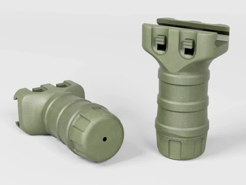 TangoDown Stubby Vertical Fore Grip OD Green 3D Model