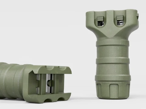 TangoDown Stubby Vertical Fore Grip OD Green 3D Model