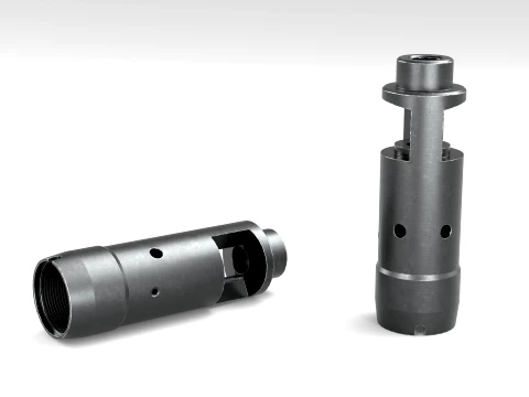 AK-74 Muzzle Brake 3D Model