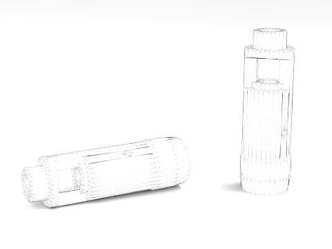 AK-74 Muzzle Brake 3D Model