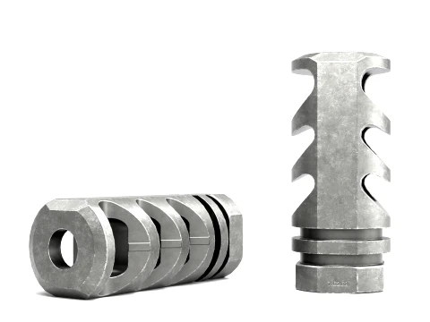 Precision Armament M4-72 Severe-Duty Compensator 3D Model