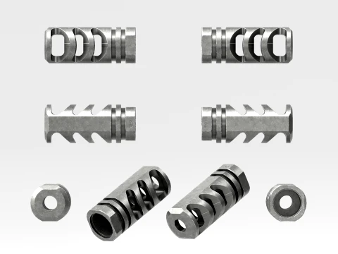 Precision Armament M4-72 Severe-Duty Compensator 3D Model