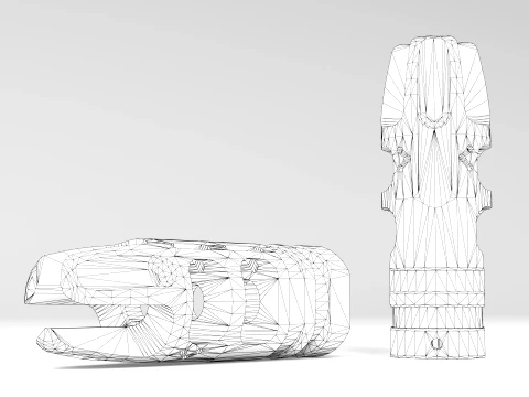 VG6 EPSILON 556 MUZZLE BRAKE 3D Model