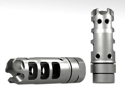 LANTAC Dragon Muzzle Brake 3D Model