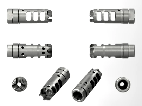 LANTAC Dragon Muzzle Brake 3D Model