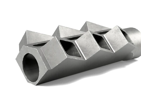 V6 MUZZLE BRAKE 3D Model