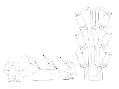 V6 MUZZLE BRAKE 3D Model