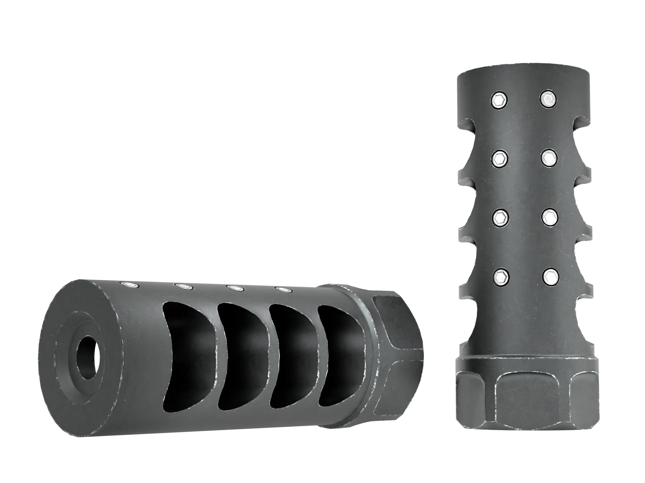 Gen 3 Little Bastard Self Timing Muzzle Brake 3D Model .c4d .max .obj .3ds .fbx .stl .blend 