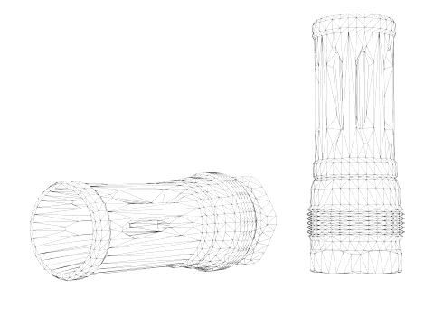 Rearden MFG R2C Flash Hider 3D Model